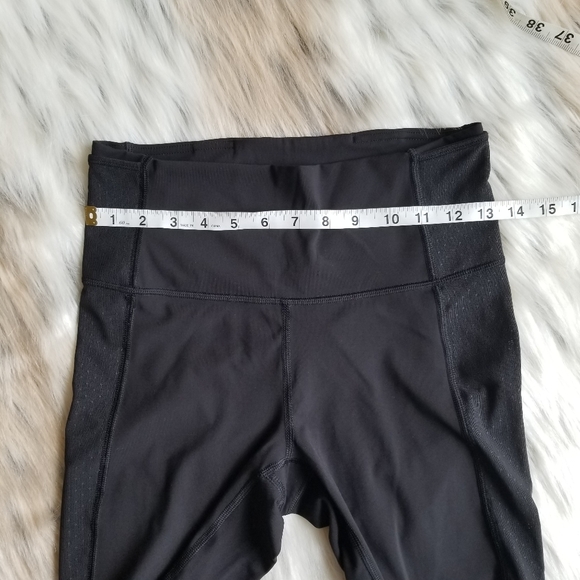 Lululemon Body Con Tight Black Size 8 W5AI8S Mesh Panel - Picture 6 of 16